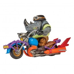 TEENAGE MUTANT NINJA TURTLES MUTANT MAYHEM CHOPPER CYCLE WITH ROCKSTEADY ACTION FIGURE PLAYMATES TOYS