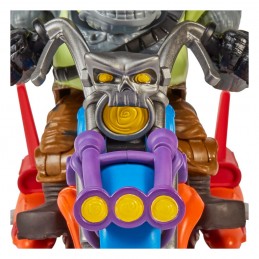 PLAYMATES TOYS TEENAGE MUTANT NINJA TURTLES MUTANT MAYHEM CHOPPER CYCLE WITH ROCKSTEADY ACTION FIGURE