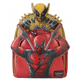 LOUNGEFLY MARVEL STUDIOS DEADPOOL AND WOLVERINE LOUNGEFLY MINI BACKPACK