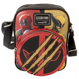 LOUNGEFLY MARVEL STUDIOS DEADPOOL AND WOLVERINE CROSSBODY BAG