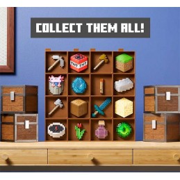 NOBLE COLLECTIONS MINECRAFT INVENTORY CHEST SERIES 1 CAVES REPLICA