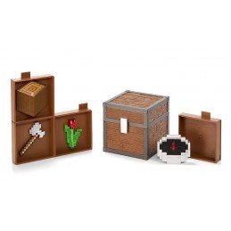 NOBLE COLLECTIONS MINECRAFT INVENTORY CHEST SERIES 1 FOREST REPLICA