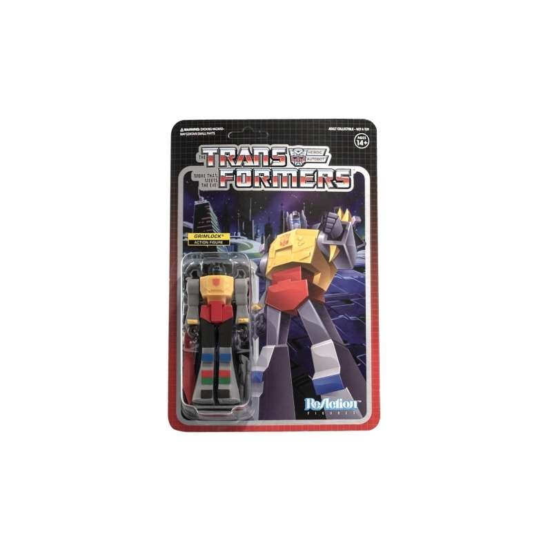 TRANFORMERS REACTION GRIMLOCK ACTION FIGURE SUPER7