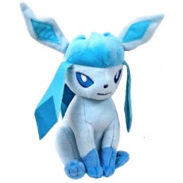 JAZWARES POKEMON GLACEON EEVEE 24CM PLUSH FIGURE