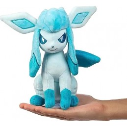 JAZWARES POKEMON GLACEON EEVEE 24CM PLUSH FIGURE