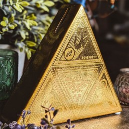 THE LEGEND OF ZELDA TRIFORCE SHAPED MONEY BANK SALVADANAIO PYRAMID INTERNATIONAL