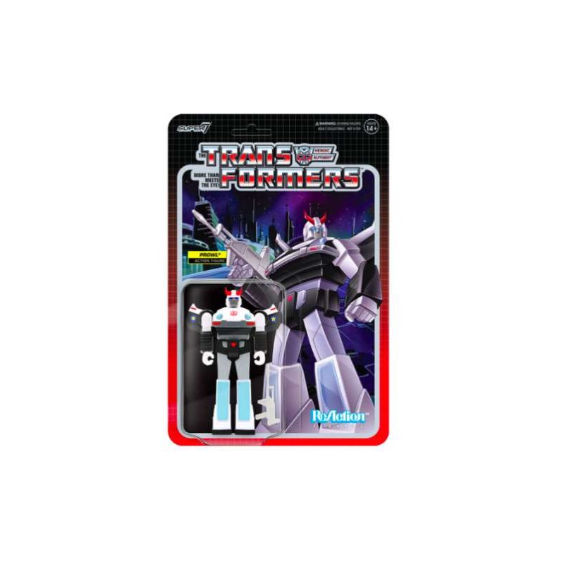 TRANFORMERS REACTION PROWL ACTION FIGURE SUPER7