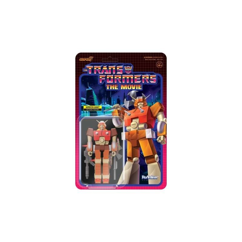 SUPER7 TRANFORMERS REACTION WAVE 6 WRECK-GAR ACTION FIGURE