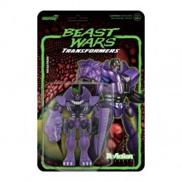 TRANFORMERS BEAST WARS REACTION MEGATRON ACTION FIGURE SUPER7