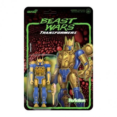 TRANFORMERS BEAST WARS REACTION CHEETOR ACTION FIGURE