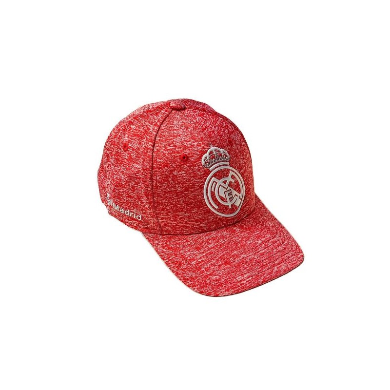 REAL MADRID UFFICIALE LOGO BIANCO CAPPELLO ROSSO BASEBALL CAP