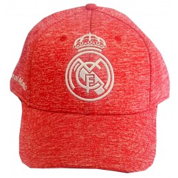 REAL MADRID UFFICIALE LOGO BIANCO CAPPELLO ROSSO BASEBALL CAP