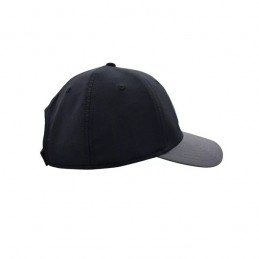 REAL MADRID UFFICIALE GREY LOGO BLACK BASEBALL CAP