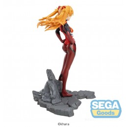 SEGA GOODS EVANGELION 3.0+1.0 ASUKA LANGLEY 30TH ANN. LUMINASTA STATUE FIGURE