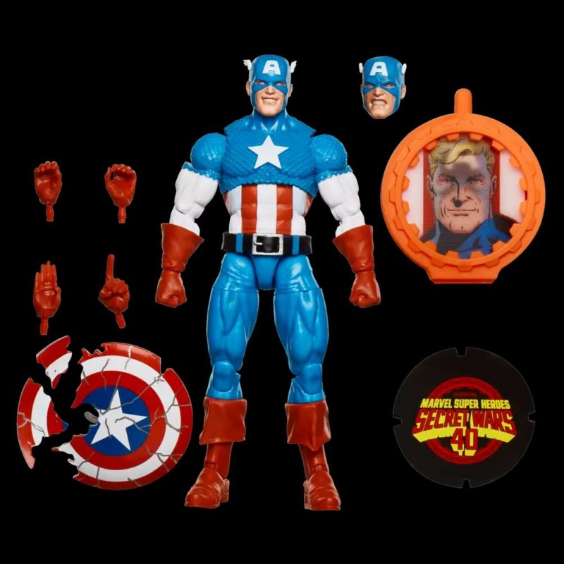 MARVEL LEGENDS SECRET WARS CAPTAIN AMERICA ACTION FIGURE HASBRO