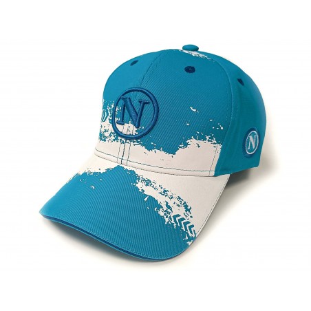 CAPPELLO BASEBALL CAP SSC NAPOLI UFFICIALE VERNICE AZZURRO