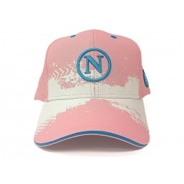 CAPPELLO BASEBALL CAP SSC NAPOLI UFFICIALE VERNICE ROSA