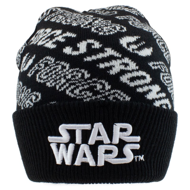 BERRETTA BEANIE STAR WARS LOGO E SCRITTE DISNEY