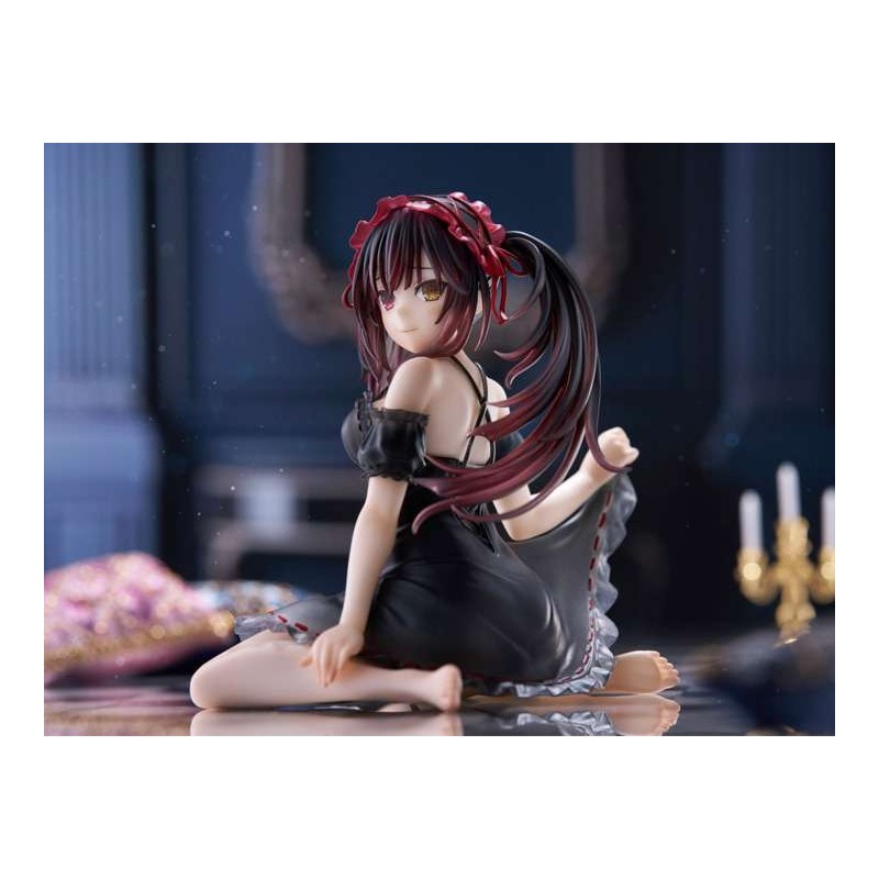 TAITO DATE A LIVE V DESKTOP CUTE KURUMI TOKISAKI NIGHTWEAR VERSION STATUE FIGURE