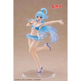 TAITO KONOSUBA 3 COREFUL AQUA SWIMWEAR VER. STATUE FIGURE