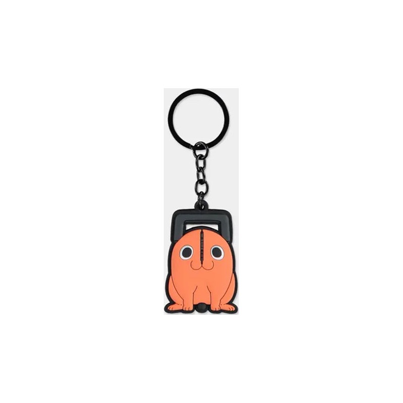 DIFUZED CHAINSAW MAN POCHITA RUBBER KEYCHAIN