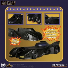 BATMAN 1989 5 POINTS BATMOBILE ACTION FIGURE MEZCO TOYS