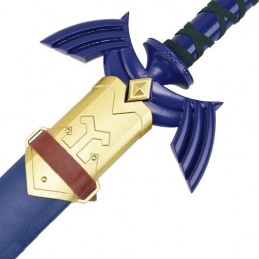 THE LEGEND OF ZELDA BLU MASTER SPADA CON FODERO IN LEGNO 109CM REPLICA