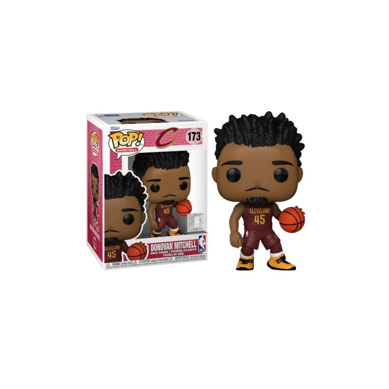 FUNKO FUNKO POP! NBA DONOVAN MITCHELL CLEVELAND CAVALIERS BOBBLE HEAD KNOCKER FIGURE