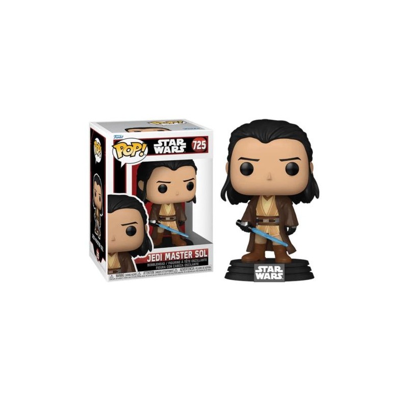 FUNKO FUNKO POP! STAR WARS THE ACOLYTE JEDI MASTER SOL BOBBLE HEAD KNOCKER FIGURE