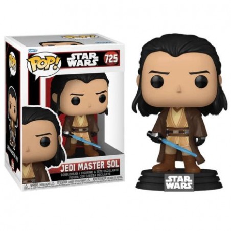 FUNKO POP! STAR WARS THE ACOLYTE JEDI MASTER SOL BOBBLE HEAD KNOCKER FIGURE