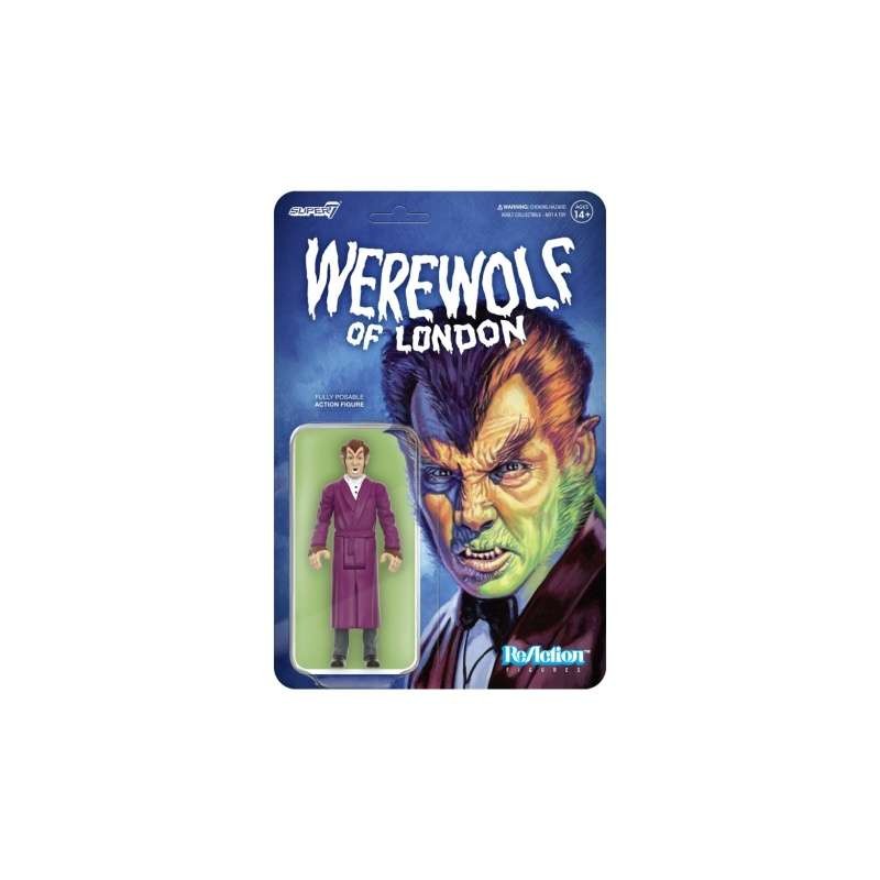 SUPER7 WEREWOLF OF LONDON REACTION 12CM ACTION FIGURE