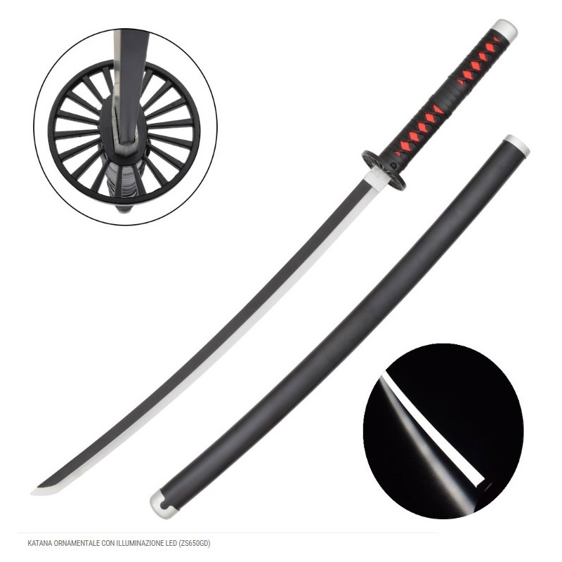 DEMON SLAYER TANJIRO KAMADO KATANA A LED REPLICA 104CM