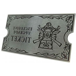 FANATTIK RESIDENT EVIL 4 METAL UPGRADE TICKET EXCLUSIVE REPLICA