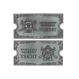 FANATTIK RESIDENT EVIL 4 METAL UPGRADE TICKET EXCLUSIVE REPLICA