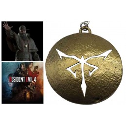 FANATTIK RESIDENT EVIL 4 BITORES MENDEZ MEDALLION NECKLACE REPLICA