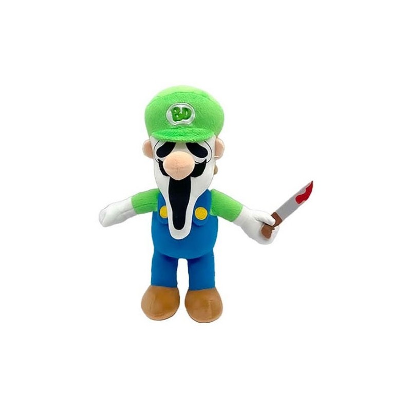 NINTENDO SUPER MARIO BAD DAY LUIGI GREENSCREAM 80CM PLUSH FIGURE