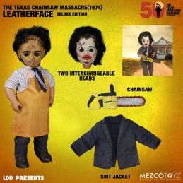 LIVING DEAD DOLLS LDD THE TEXAS CHAINSAW MASSACRE LEATHERFACE DELUXE ACTION FIGURE MEZCO TOYS