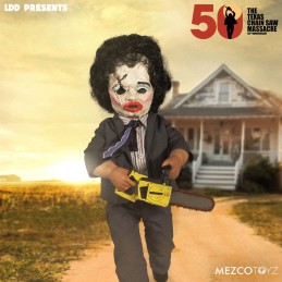 LIVING DEAD DOLLS LDD THE TEXAS CHAINSAW MASSACRE LEATHERFACE DELUXE ACTION FIGURE MEZCO TOYS