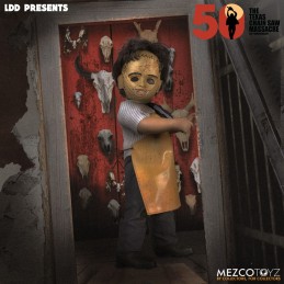 LIVING DEAD DOLLS LDD THE TEXAS CHAINSAW MASSACRE LEATHERFACE DELUXE ACTION FIGURE MEZCO TOYS