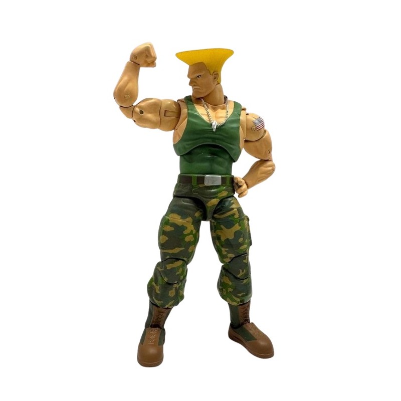 JADA TOYS ULTRA STREET FIGHTER II GUILE ACTION FIGURE