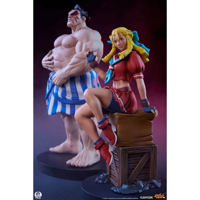 PCS PREMIUM COLLECTIBLES STUDIOS STREET FIGHTER KARIN AND E.HONDA STATUE FIGURE