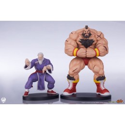 PCS PREMIUM COLLECTIBLES STUDIOS STREET FIGHTER ZANGIEF AND GEN STATUE FIGURE