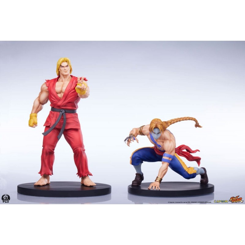 PCS PREMIUM COLLECTIBLES STUDIOS STREET FIGHTER KEN AND VEGA STATUE FIGURE