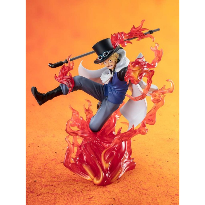 BANDAI ONE PIECE SABO FIRE FIST ROOK CHECK EXTRA BATTLE FIGUARTS ZERO FIGURE STATUE