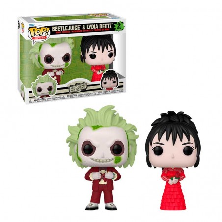 FUNKO POP! BEETLEJUICE 2 LYDIA DEETZ AND BEETLEJUICE 2-PACK BOBBLE HEAD FIGURE