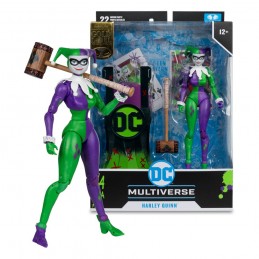 MC FARLANE DC MULTIVERSE HARLEY QUINN JOKERIZED GOLD LABEL 18CM ACTION FIGURE