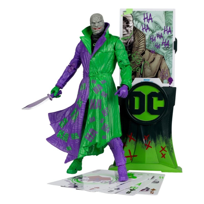 MC FARLANE DC MULTIVERSE BATMAN HUSH JOKERIZED GOLD LABEL ACTION FIGURE