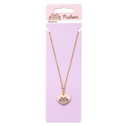 PUSHEEN THE CAT CUORE COLLANA CARAT