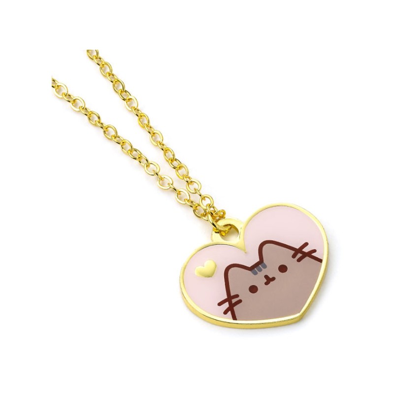 PUSHEEN THE CAT CUORE COLLANA CARAT