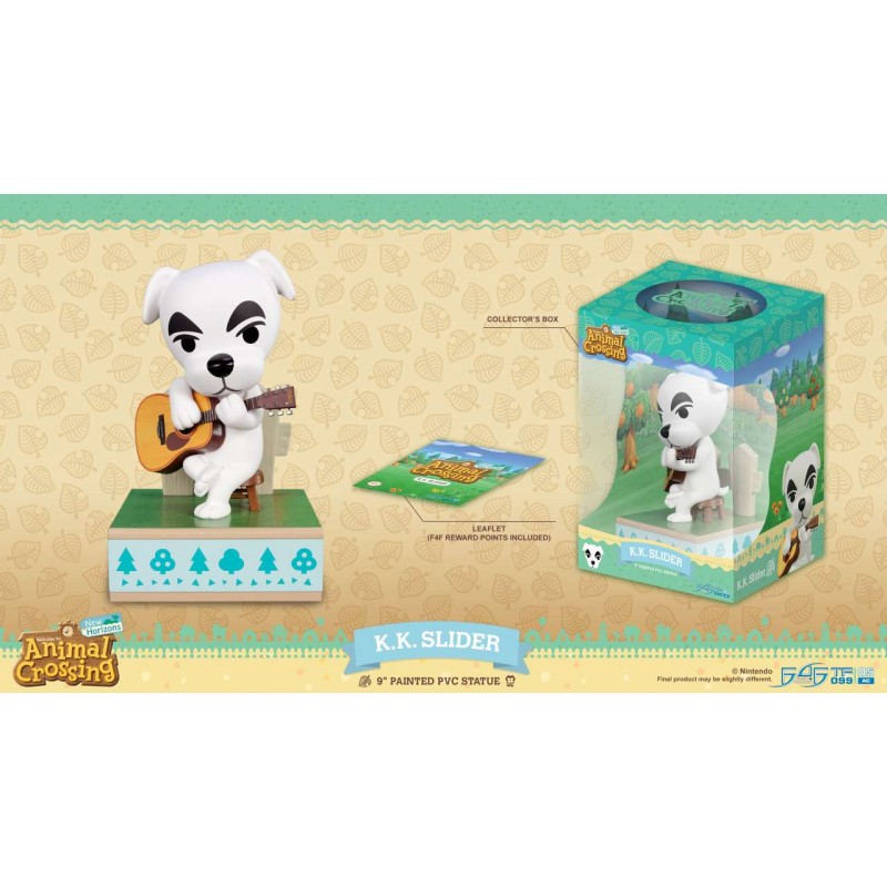 FIRST4FIGURES ANIMAL CROSSING NEW HORIZON K.K. SLIDER PVC STATUE FIGURE